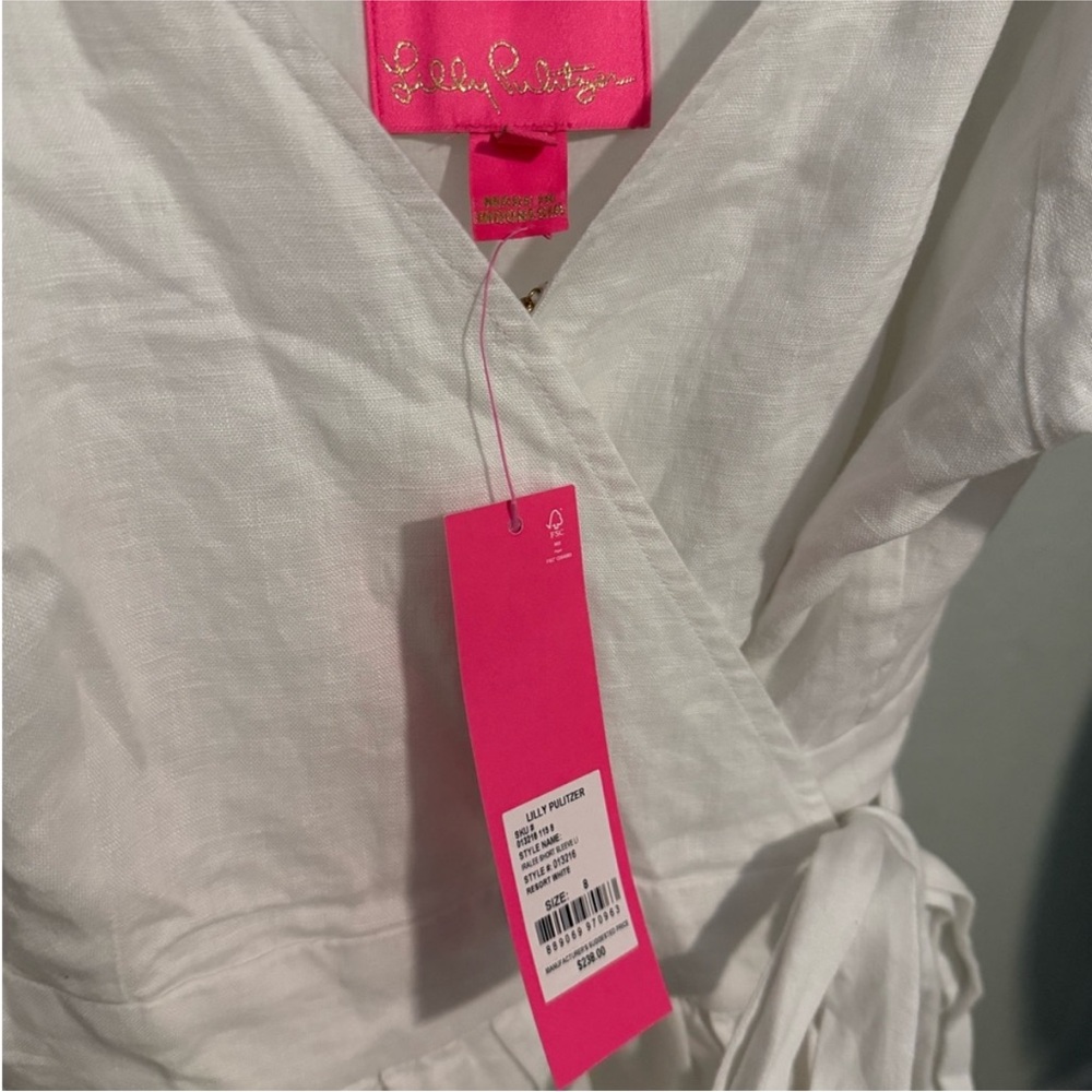 Lilly Pulitzer Iralee short sleeve linen dress - Picture 5 of 6